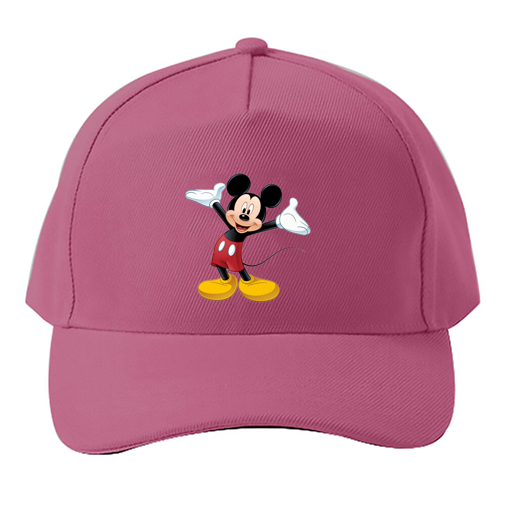（画像用） ミッキーマウス Mickey Mouse ベースボールキャップ 綿100％ 男女兼用 帽子 スポーツ